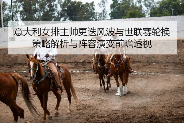 意大利女排主帅更迭风波与世联赛轮换策略解析与阵容演变前瞻透视